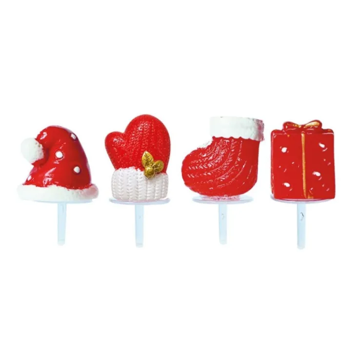 4 accessoires décoratifs Noël