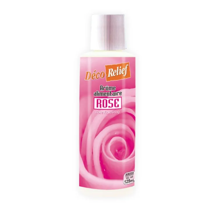 Arôme alimentaire concentré rose pour pâtisserie - 125 ml