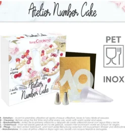 Atelier number cake - Gabarits, douilles, accessoires & recettes