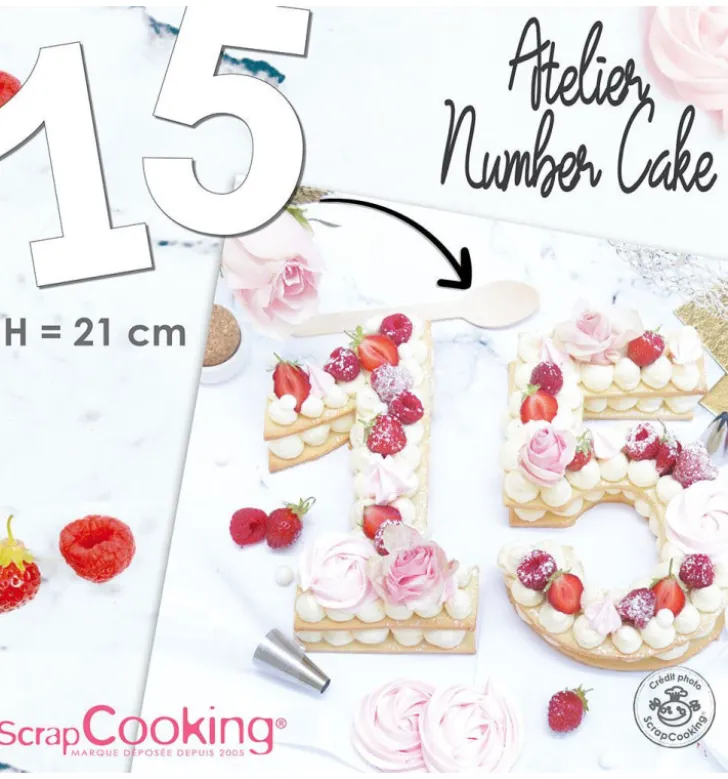 Atelier number cake - Gabarits, douilles, accessoires & recettes