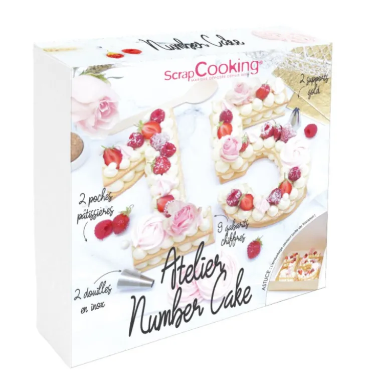 Atelier number cake - Gabarits, douilles, accessoires & recettes
