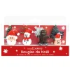 8 bougies de Noël