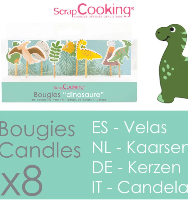 8 bougies dino