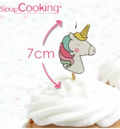 8 bougies licorne
