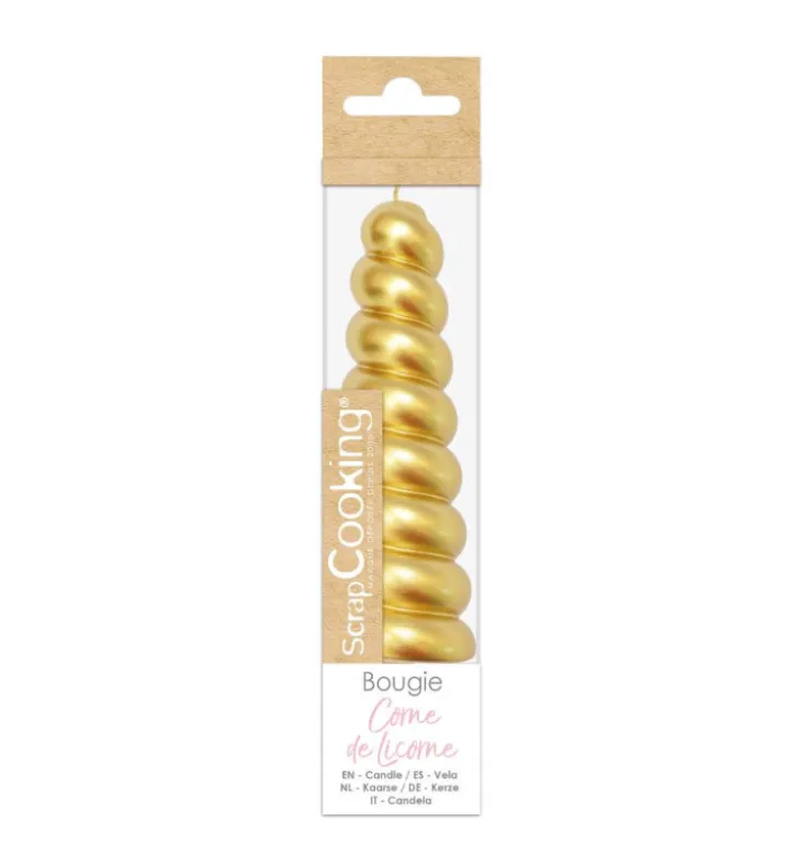 Bougie XXL corne de Licorne