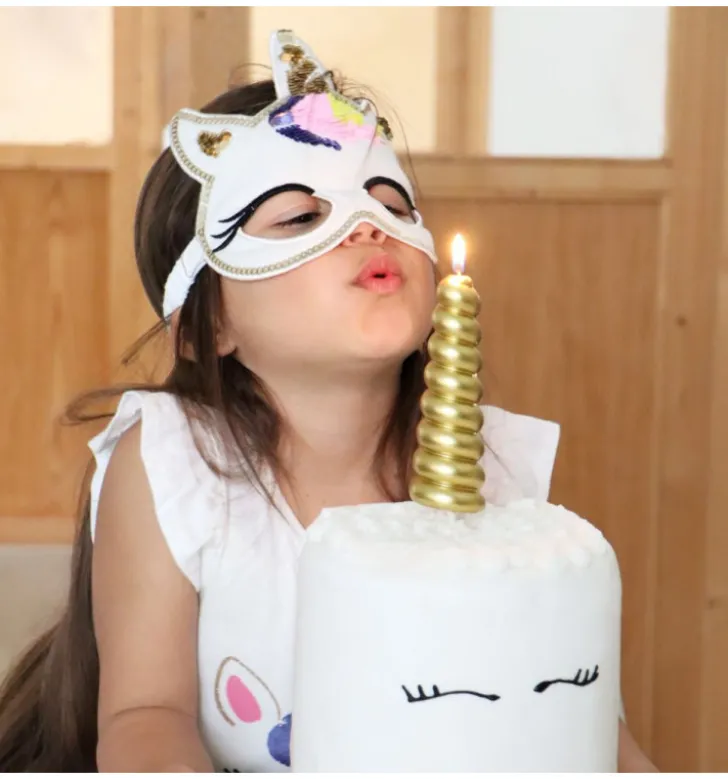 Bougie XXL corne de Licorne