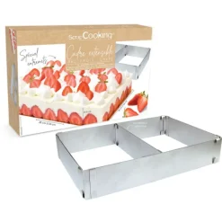 Cadre à pâtisserie extensible inox