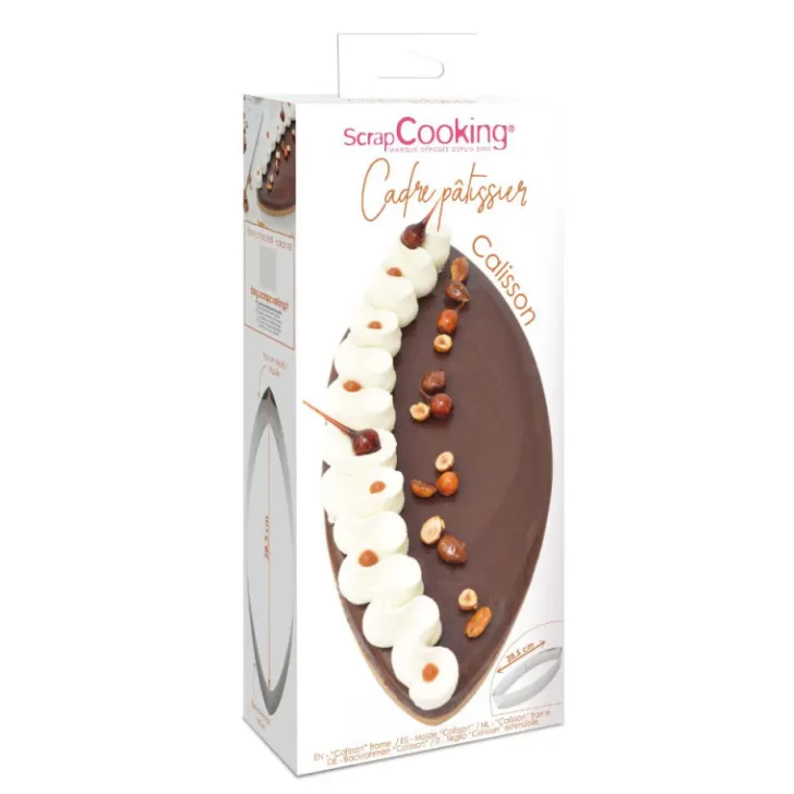 Cadre pâtissier calisson inox