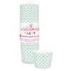 Caissettes de cuisson rosaces vert d'eau x 25