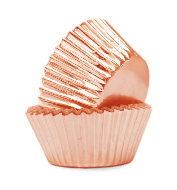 Caissettes rose gold +/-48