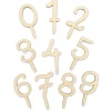 Cake topper bois chiffres 0 à 9