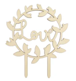 Cake topper bois Love