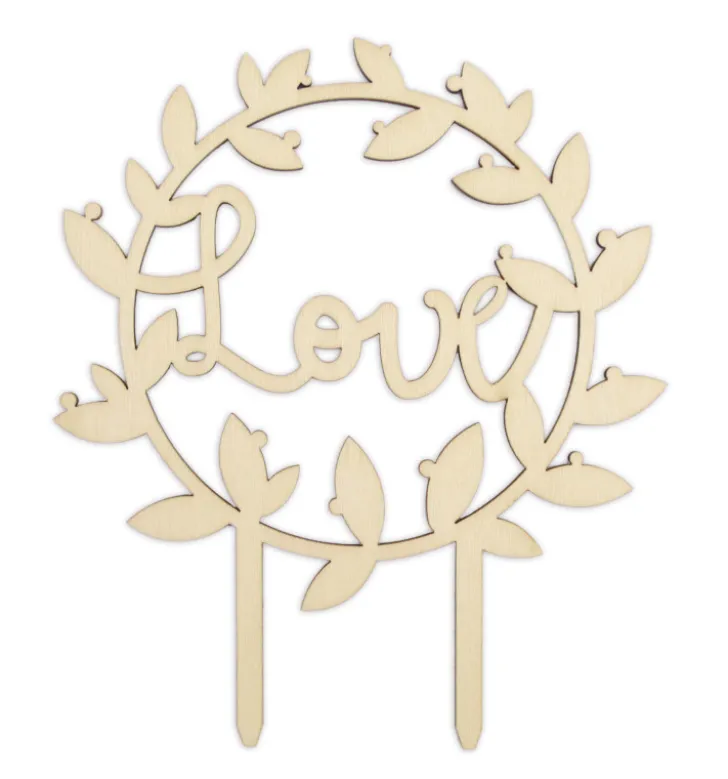 Cake topper bois Love