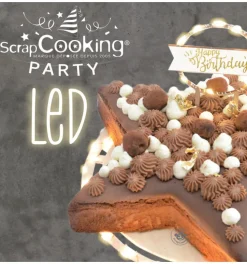 Cake topper led Happy Birthday