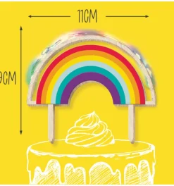 Cake topper led Rainbow