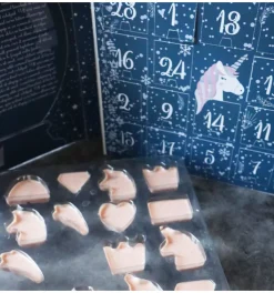 Calendrier de l'avent Licorne pour chocolat à remplir