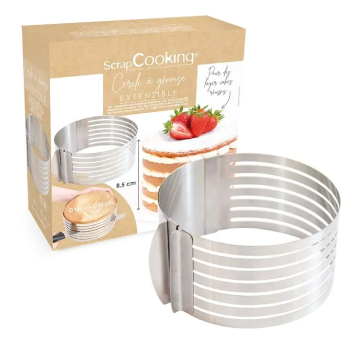 Cercle à génoise extensible inox