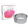 Cercle à pâtisserie extensible 16-30 cm