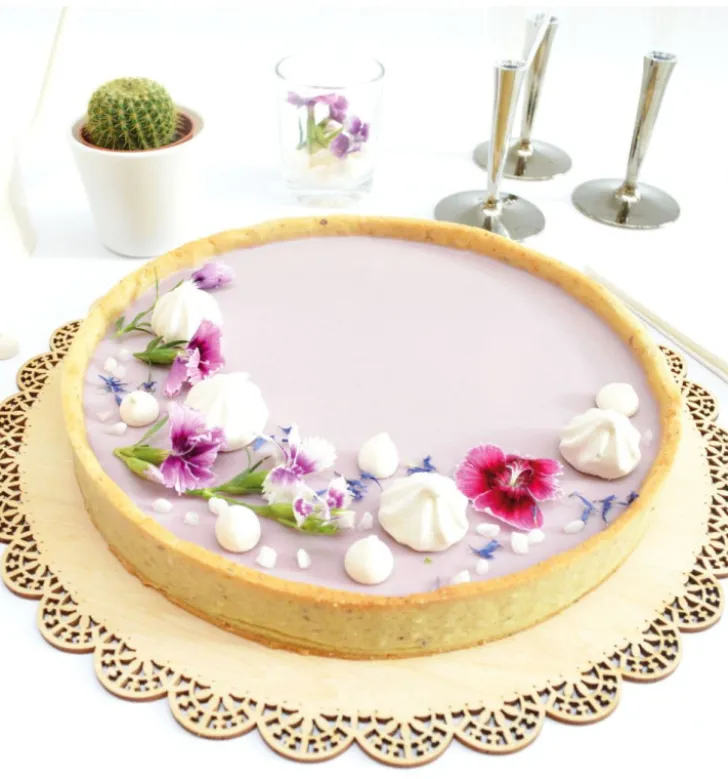 Cercle à tarte perforé extensible inox