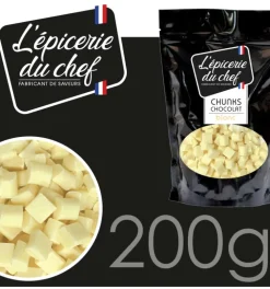 Chunks de chocolat blanc 200g