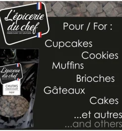 Chunks de chocolat noir 500g