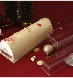 Coffret Bûche de Noël 30 cm - Moule, insert & support