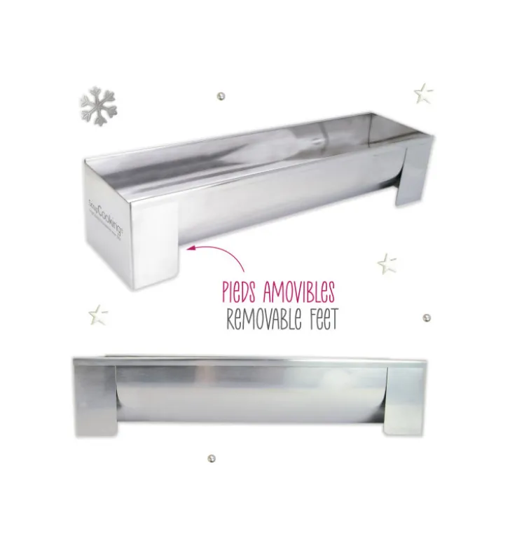 Coffret Bûche de Noël Inox - Moules bûche & Insert