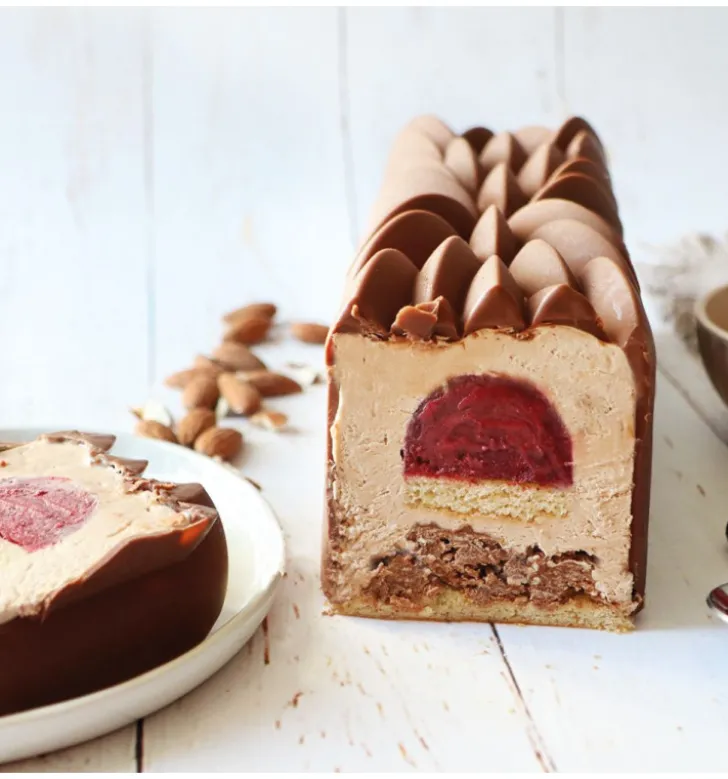 Coffret bûche de Noël Instant - Moules, insert, tapis & recettes