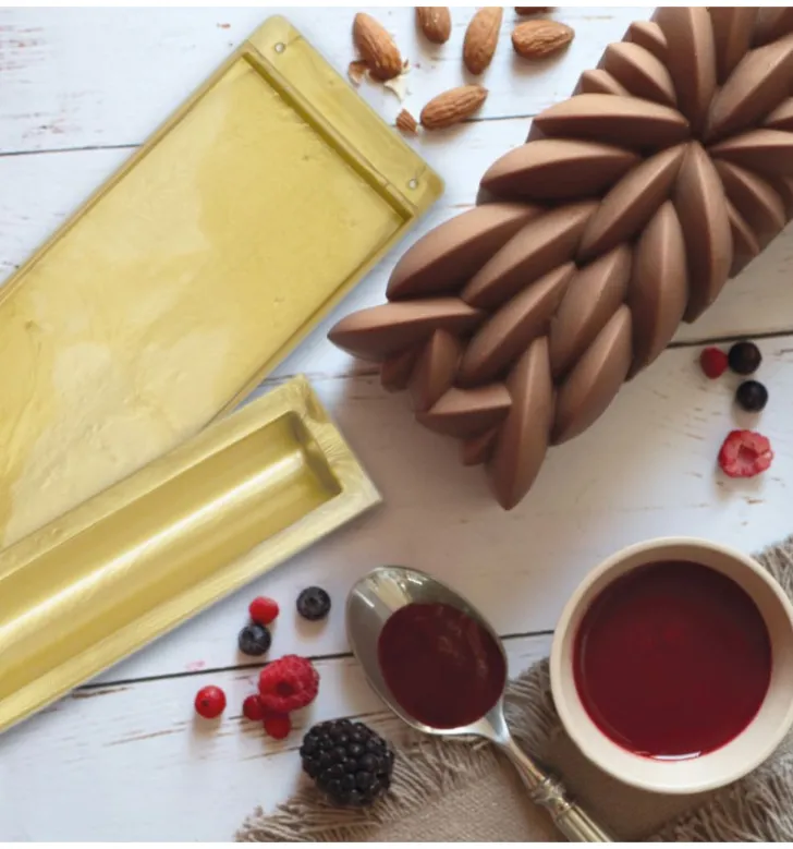 Coffret bûche de Noël Instant - Moules, insert, tapis & recettes