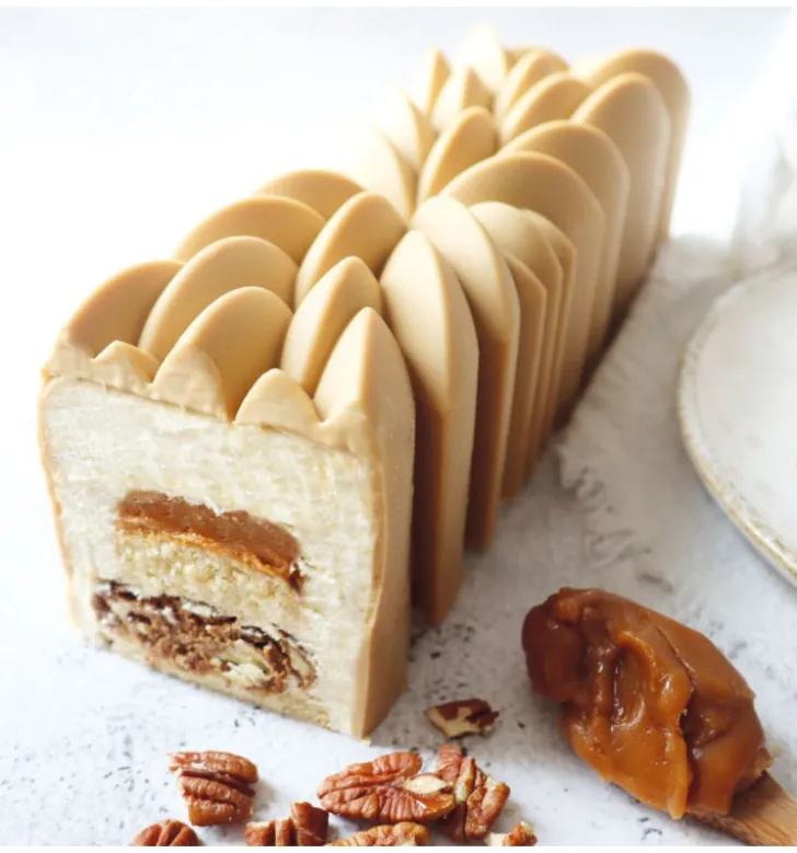 Coffret bûche de Noël Instant - Moules, insert, tapis & recettes