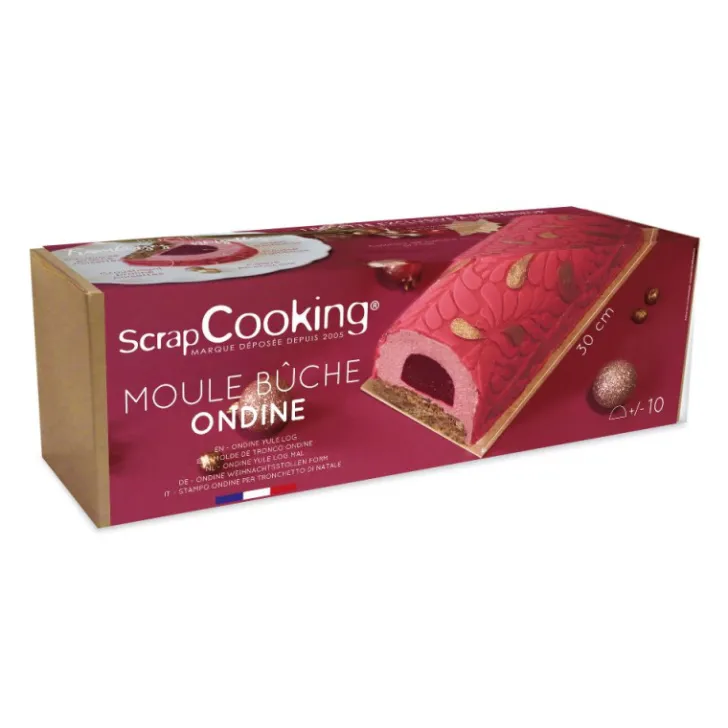 Coffret Bûche de Noël Ondine - Recettes, moules & ustensiles
