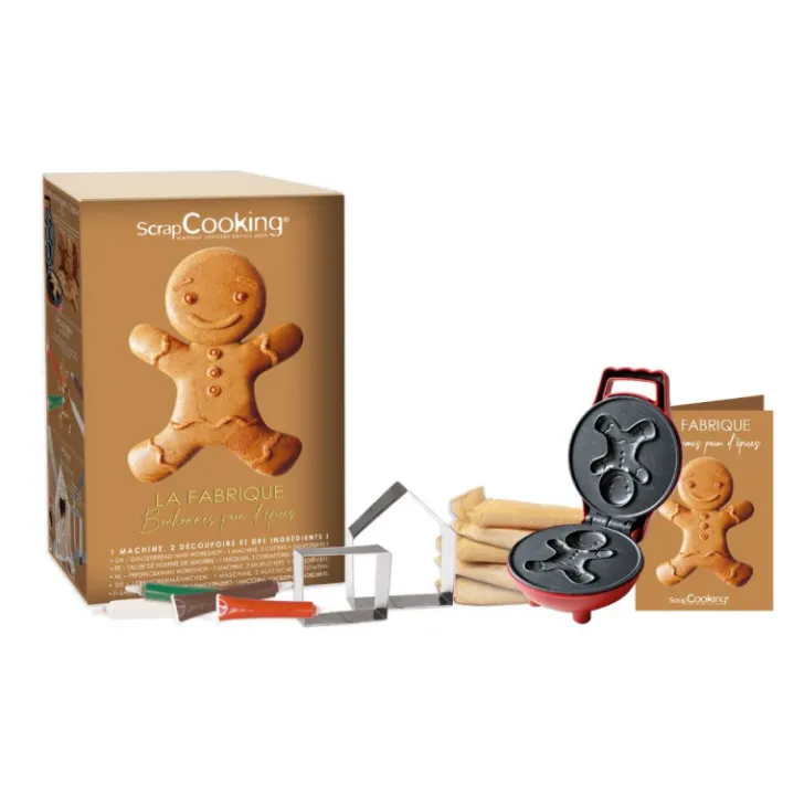 Coffret gaufres Bonhomme pain d'épices - La fabrique à Ginger