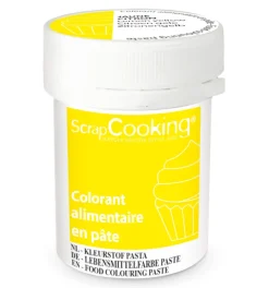 Colorant alimentaire en pâte jaune citron 20g