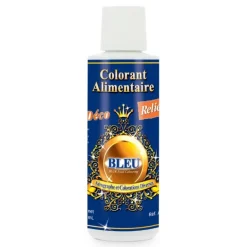 Colorant alimentaire hydrosoluble bleu professionnel - 125 ml
