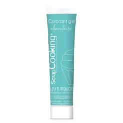 Colorant gel alimentaire bleu turquoise 20 gr