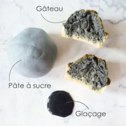 Colorant gel alimentaire noir 20 gr