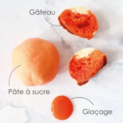 Colorant gel alimentaire orange 20 gr