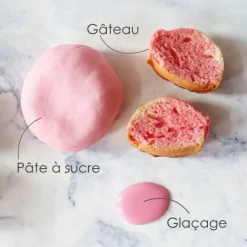 Colorant gel alimentaire rose 20 gr