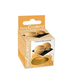 Colorant liposoluble en poudre couleur cacahuète 10g