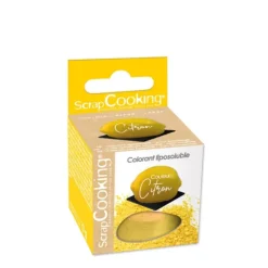 Colorant liposoluble en poudre couleur citron 10g