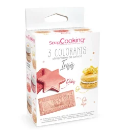 3 colorants de surface irisés 3 x 5 gr