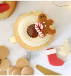 6 Décorations de Noël en pâte d’amande