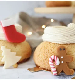 6 Décorations de Noël en pâte d’amande