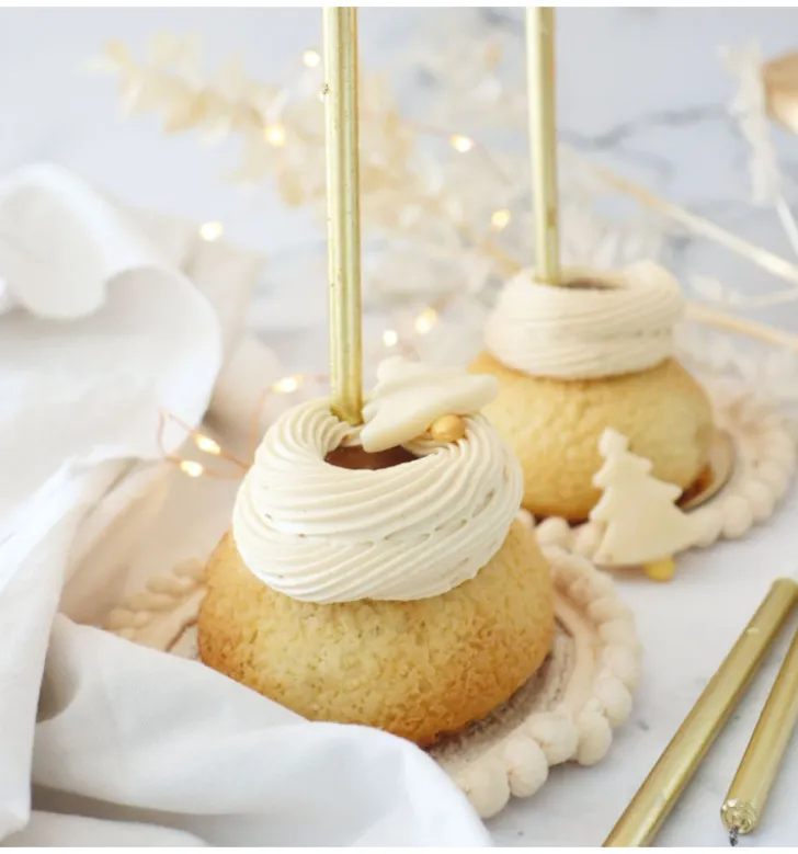 6 Décorations de Noël en pâte d’amande