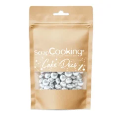 Décors dragées choco argentées 60g