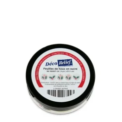 Décors en sucre Noël pastilles de houx x24 pièces