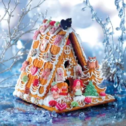 Décors en sucre pour maison en pain d'épices x41 pièces