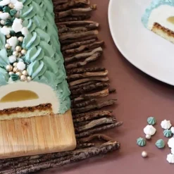 Décors sucrés forêt enneigée 35g