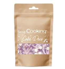Décors sucrés mix rods lilas 70g