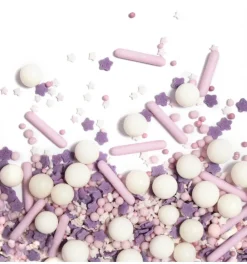 Décors sucrés mix rods lilas 70g